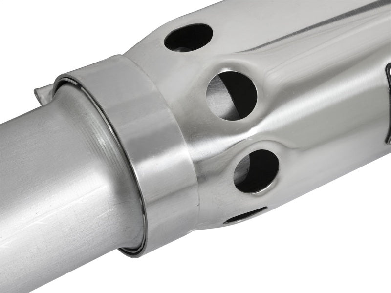 aFe LARGE BORE HD 3.5in DPF-Back Alum Exhaust w/Polished Tip 2016 GM Colorado/Canyon 2.8L (td) - Burkken Auto Parts