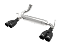 aFe Rebel Series 2.5in 409 SS Axle-Back Exhaust System Black 07-18 Jeep Wrangler (JK) V6-3.6L/3.8L - Burkken Auto Parts
