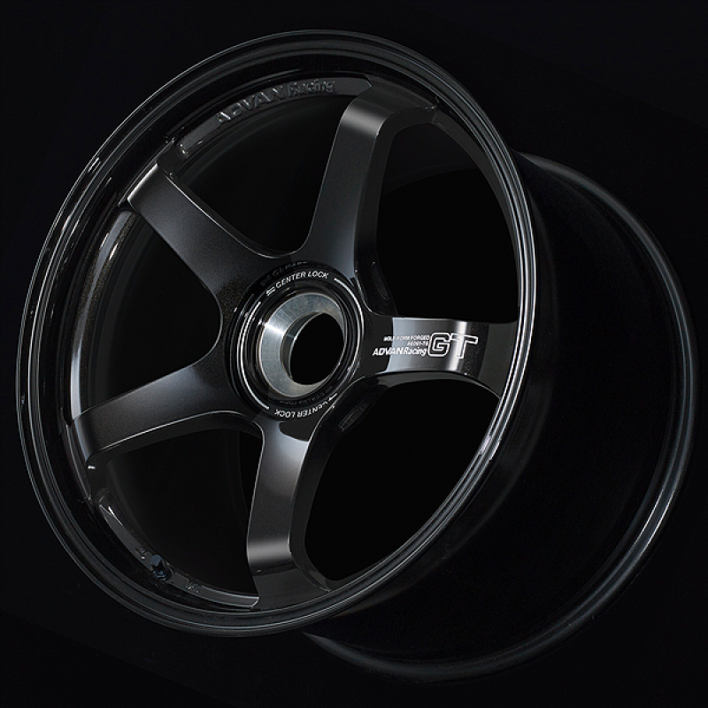 Advan GT for Porsche 18x9.0 / +46 Offset / 5x130 / 71.6mm Bore / Racing Titanium Black - Burkken Auto Parts