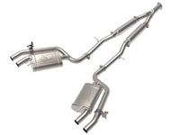 aFe Gemini XV 3in to Dual 2-1/2in 304 SS Cat-Back Exhaust w/ Cut-Out 18-21 Kia Stinger L4-2.0L (t) - Burkken Auto Parts