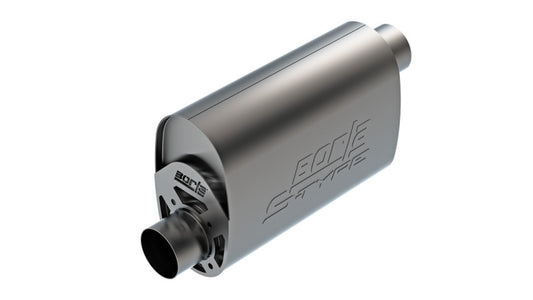 Borla CrateMuffler LS3 3in Offset In/Offset Out 14in x 4.35in x 9.10in Oval Muffler S-Type - Burkken Auto Parts
