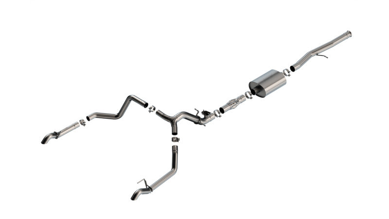 Borla 2024 Chevrolet/GMC 1500 ZR2 & AT4X 6.2L V8 4WD 4DR ATAK Catback Exhaust w/ Turndown Tips - Burkken Auto Parts