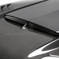 Anderson Composites 2018-2019 Ford Mustang Ram Air Double Sided Carbon Fiber Hood - Burkken Auto Parts