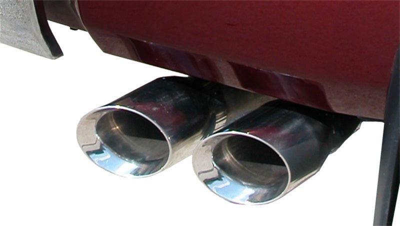 Corsa 2009-2010 Toyota Tundra Double Cab/Crew Max 5.7L V8 Polished Sport Cat-Back Exhaust - Burkken Auto Parts