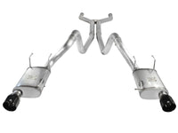 aFe MACHForce XP Cat-Back Exhaust 3in SS w/ Black Tips 11-14 Ford Mustang GT V8 5.0L - Burkken Auto Parts