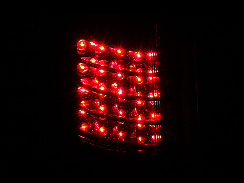 ANZO 1995-2005 Chevrolet S-10 LED Taillights Black - Burkken Auto Parts