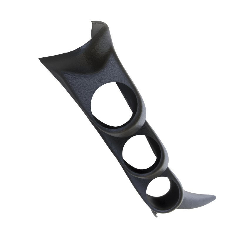 Autometer 99-06 GMC Sierra/Dmax (w/ speaker) Triple Pillar - Black - Burkken Auto Parts