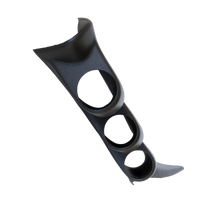Autometer 99-06 GMC Sierra/Dmax (w/ speaker) Triple Pillar - Black - Burkken Auto Parts