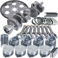 Eagle Chevy 305 1Pc 3.480in Crank 5.700in I-Beam Rods 3.776in Pistons 153 Tooth FP Balanced Assembly - Burkken Auto Parts