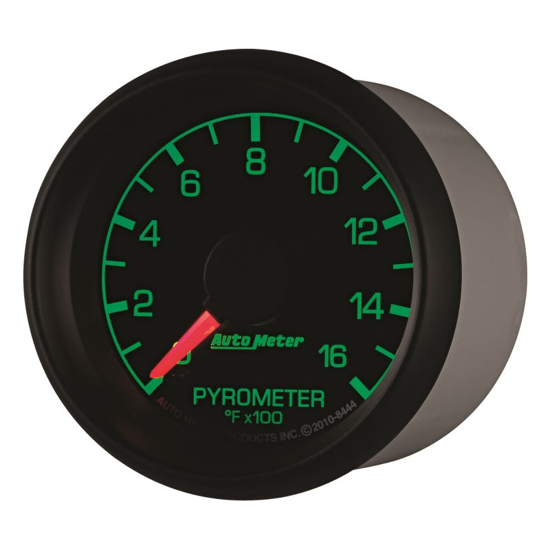Autometer Factory Match Ford 52.4mm Full Sweep Electronic 0-1600 Deg F EGT/Pyrometer Gauge - Burkken Auto Parts
