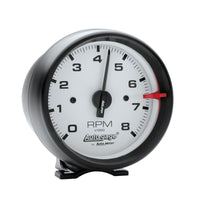 Autometer Autogage 3-3/4in Black with White Face 8,000 RPM Pedestal Mount Tachometer - Burkken Auto Parts