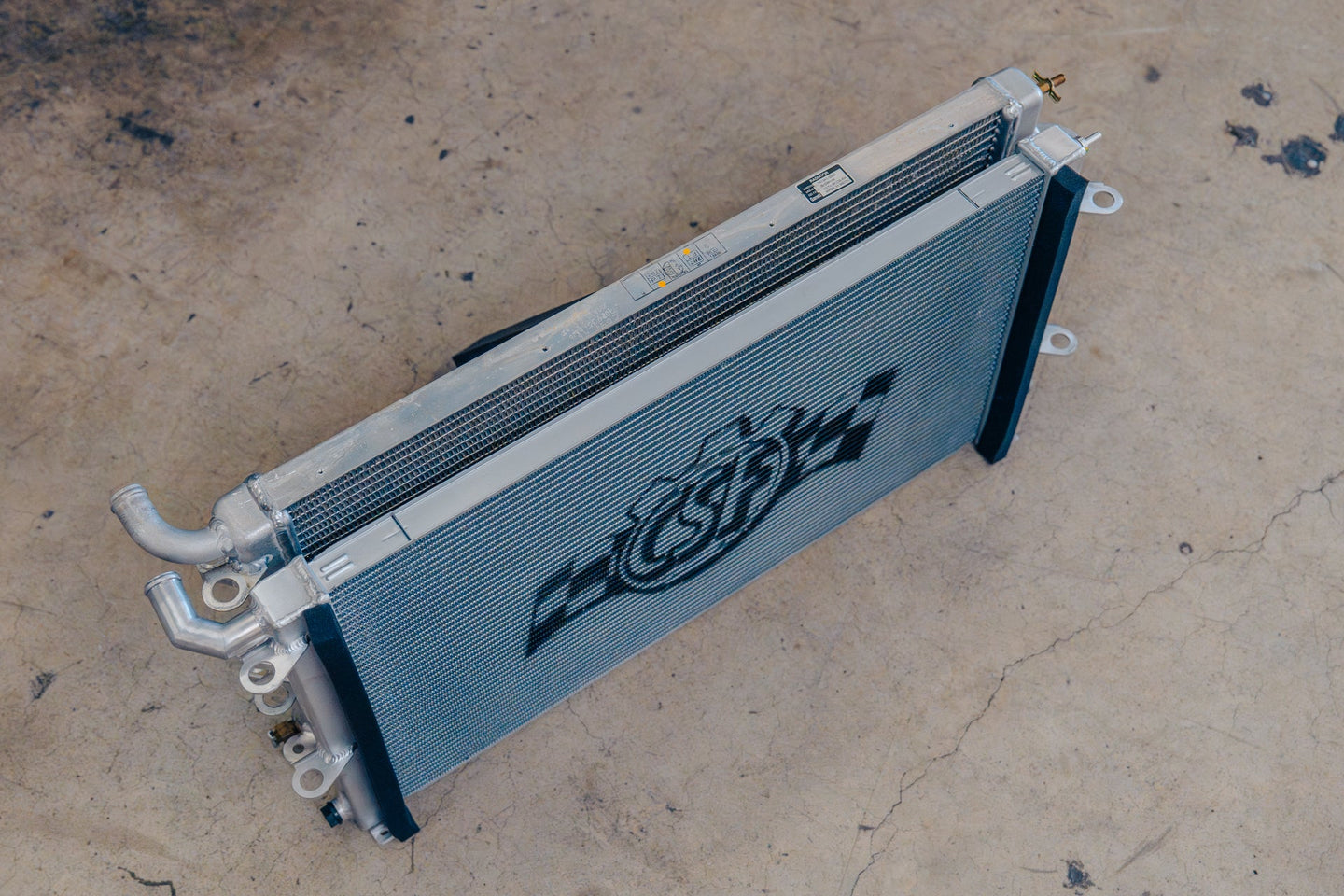 CSF vs OEM Ford GT Heat Exchanger Comparison