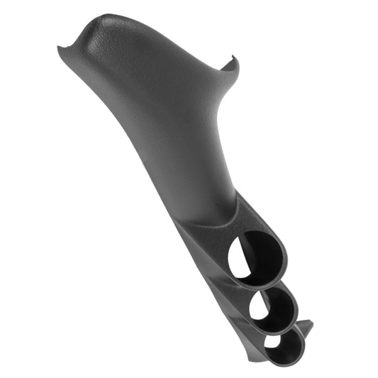 Autometer 97-01 Ford F-150 / 02-03 Harley Davidson F150 Models 52mm Black Triple Pillar Pod - Burkken Auto Parts