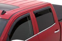 AVS 15-18 Chevy Silverado 2500 Crew Cab Ventvisor Outside Mount Window Deflectors 4pc - Smoke - Burkken Auto Parts