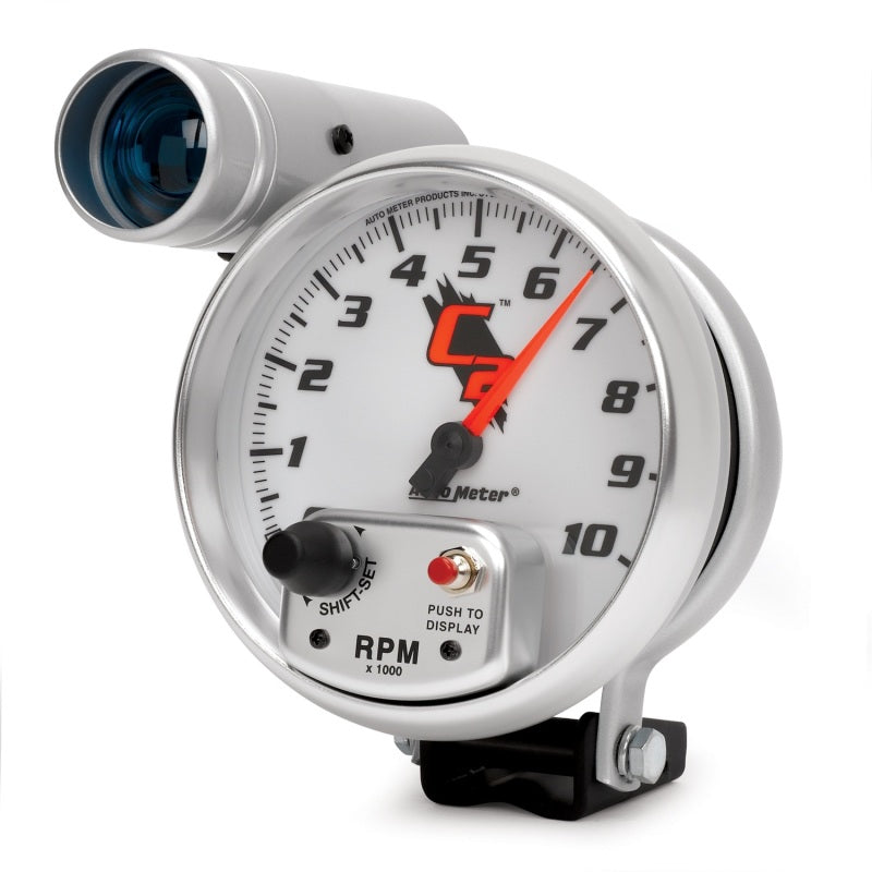 Autometer C2 5 inch 10000 RPM Shift-Lite Tach - Burkken Auto Parts