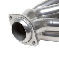 BBK 86-93 Mustang 5.0 Shorty Tuned Length Exhaust Headers - 1-5/8 Silver Ceramic - Burkken Auto Parts