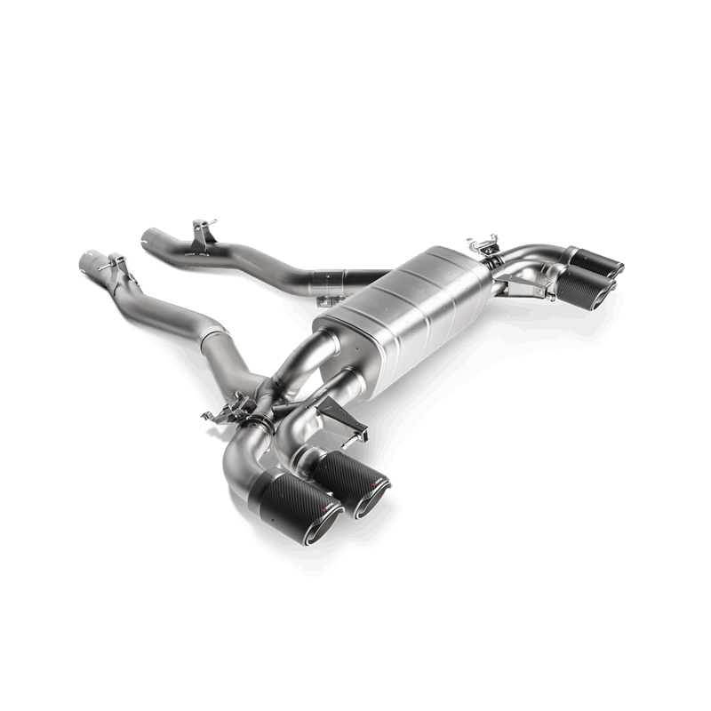 Akrapovic 2018 BMW M5 (F90) Slip-On Line (Titanium) (Req. Tips) - Burkken Auto Parts