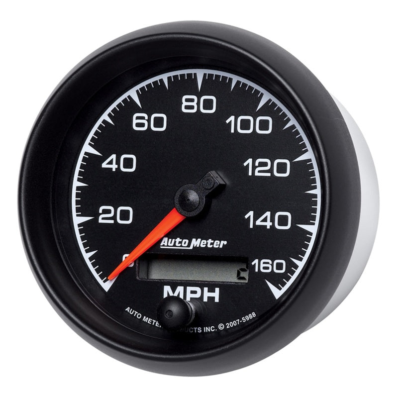 Autometer ES 85.7mm In-Dash Speedometer Elec. Programmable 160mph Gauge - Burkken Auto Parts