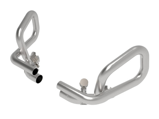 aFe 14-19 Porsche 911 H6-3.8/4.0L GT3 MACH Force-Xp 304 Stainless Steel Primary Muffler Delete Pipe - Burkken Auto Parts