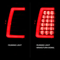 ANZO 2003-2006 Chevy Silverado 1500 LED Taillights Plank Style Chrome With Red/Clear Lens - Burkken Auto Parts