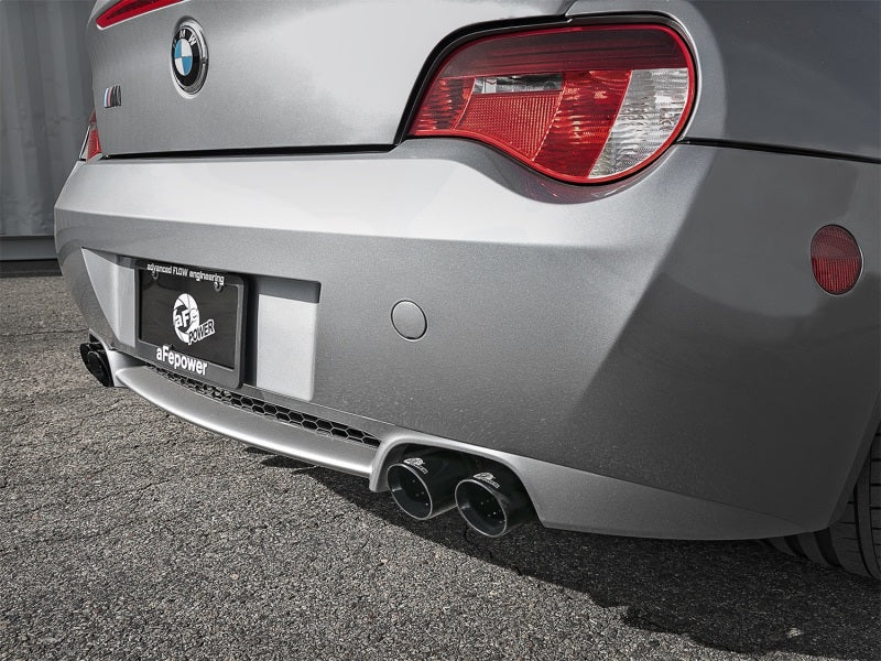 aFe MACH Force-Xp 2-1/2in 304 SS Cat-Back Exhaust w/ Black Tips 05-08 BMW Z4 M Coupe (E86) L6 3.2L - Burkken Auto Parts