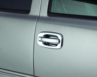 AVS 99-06 Chevy Tahoe (w/o Passenger Keyhole) Door Handle Covers (4 Door) 8pc Set - Chrome - Burkken Auto Parts