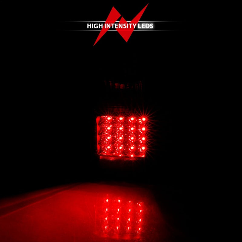 ANZO 2001-2002 Toyota 4 Runner LED Taillights Black - Burkken Auto Parts