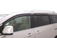 AVS 11-18 Nissan Quest Ventvisor Outside Mount Window Deflectors 4pc - Smoke - Burkken Auto Parts
