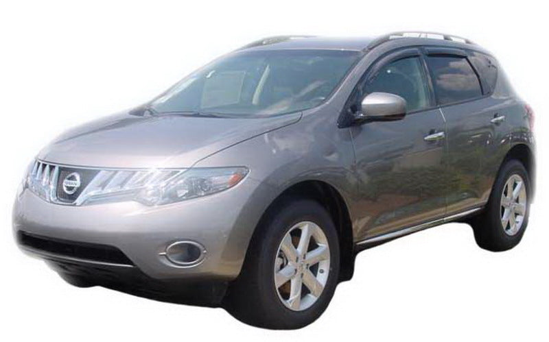 AVS 09-14 Nissan Murano Ventvisor Outside Mount Window Deflectors 4pc - Smoke - Burkken Auto Parts