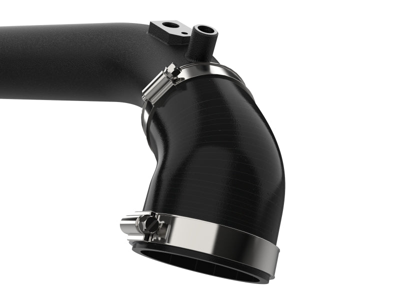 aFe 2024+ Jeep Wrangler JL L4-2.0L (t) BladeRunner 2-1/2in Aluminum Hot Charge Pipe - Black - Burkken Auto Parts