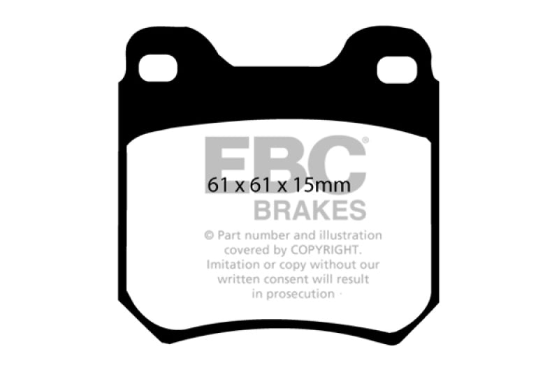 EBC 97-01 Cadillac Catera 3.0 Greenstuff Rear Brake Pads - Burkken Auto Parts