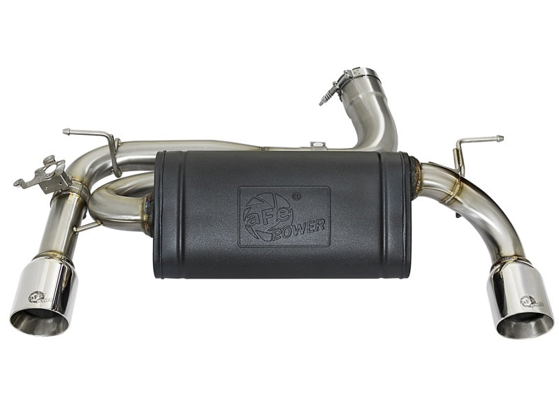 aFe MACHForce XP 16-17 BMW 340i/iX 440i/iX L6-3.0L (t) SS Axle-Back Exhaust w/Polished Tips - Burkken Auto Parts