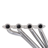 BBK 10-15 Camaro LS3 L99 Long Tube Exhaust Headers With Converters - 1-3/4 Silver Ceramic - Burkken Auto Parts