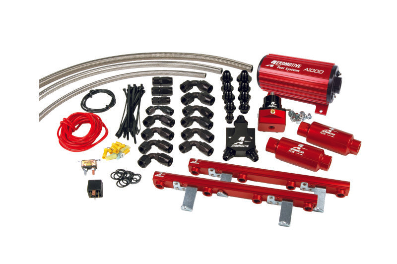 Aeromotive 96-98.5 Ford DOHC 4.6L Competition Fuel System (Includes A1000 Pump) - Burkken Auto Parts