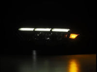 AlphaRex 15-17 Ford Mustang NOVA LED Proj Headlights Alpha Black w/Activ Light/Seq Signal/Switch DRL - Burkken Auto Parts