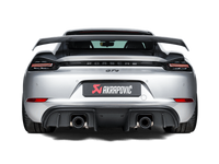 Akrapovic 2020+ Porsche Cayman GT4 (718) Slip-On Race Line (Titanium) (Req Tips / Option 2) - Burkken Auto Parts