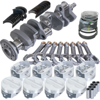 Eagle Chevy 350 3.750in Crank 5.700in I-Beam Rods -10cc 4.000in Pistons Rotating Assembly - Burkken Auto Parts