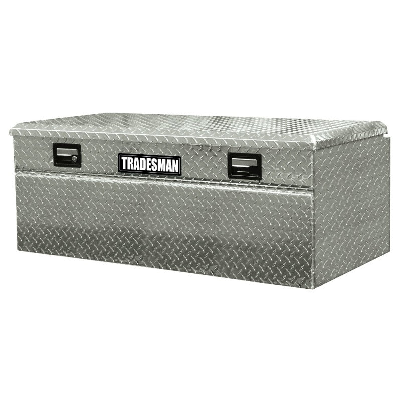 Tradesman Aluminum Flush Mount Truck Tool Box Full/Wide (36in.) - Brite - Burkken Auto Parts