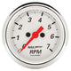 Autometer Arctic White 2-1/16in 7k RPM In-Dash Tachometer - Burkken Auto Parts