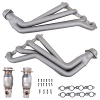 BBK 2010-15 Camaro Ls3/L99 1-7/8 Full-LenGTh Headers W/ High Flow Cats (Titanium Ceramic) - Burkken Auto Parts
