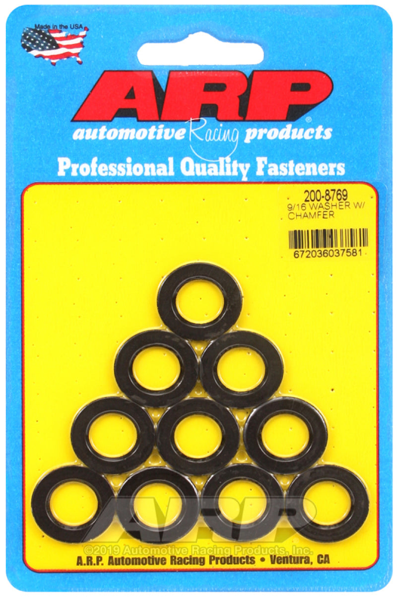 ARP 9/16 ID 1.00 OD Chamfer Washers (10 pack) - Burkken Auto Parts