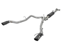 aFe MACH Force-Xp 3in to 3-1/2in 304 SS Cat-Back Exhaust w/Black Tip 17-18 Ford F-150 Raptor V6 3.5L - Burkken Auto Parts