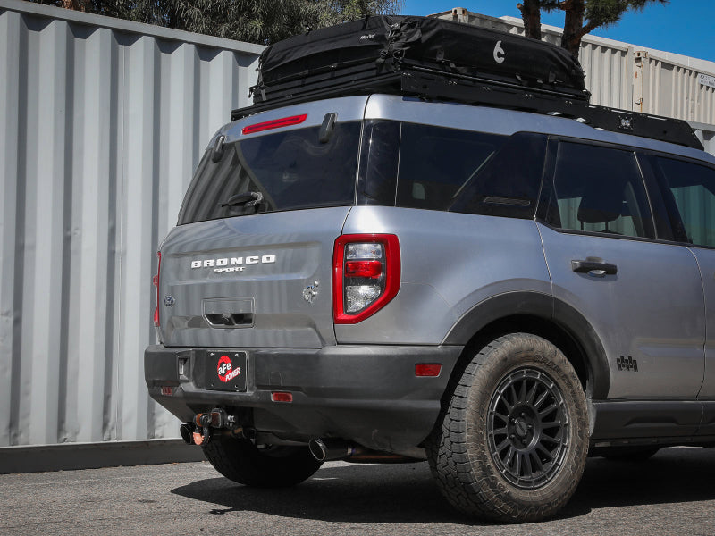 aFe Ford Bronco Sport 21-22 L3-1.5L (t)/L4-2.0L (t) Vulcan Cat-Back Exhaust System- Carbon Tips - Burkken Auto Parts