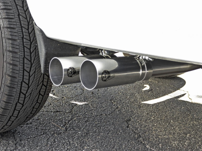 aFe Rebel Series CB 3in Middle Side Exit SS Exht w/Polish Tips 09-16 Chevy Silverado/GMC Sierra 1500 - Burkken Auto Parts