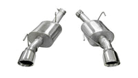 Corsa 2005-2010 Ford Mustang Shelby GT500 5.4L V8 Polished Xtreme Axle-Back Exhaust - Burkken Auto Parts