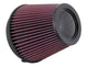 K&N Filter Universal Air Filter Carbon Fiber Top With 6in Flange x 7.5in Base x 6in H - Burkken Auto Parts