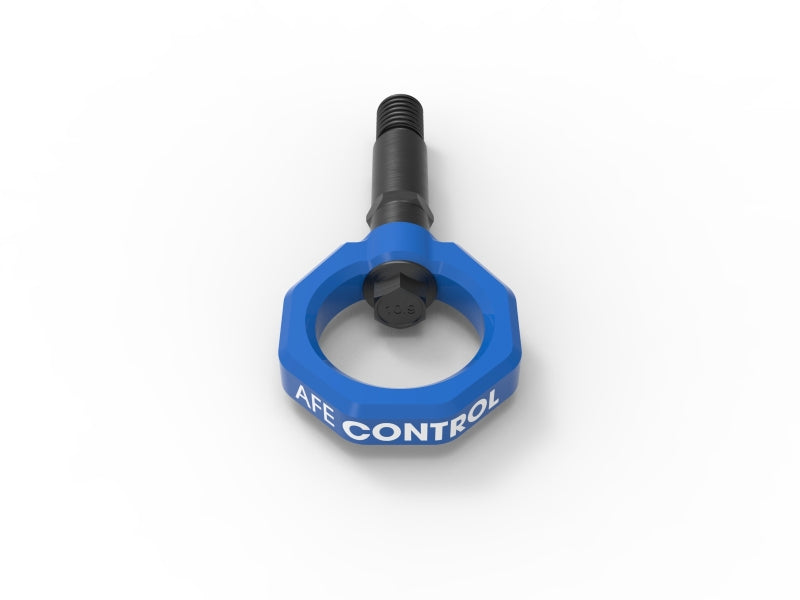 aFe Control Rear Tow Hook Blue 20-21 Toyota GR Supra (A90) - Burkken Auto Parts