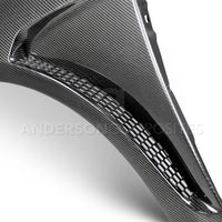 Anderson Composites 2016+ Focus Type-GR Vented Carbon Fiber Fenders .04in Wider (Pair) - Burkken Auto Parts
