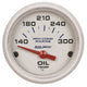 Autometer Marine White Ultra-Lite 2-1/16in Electric Oil Temperature Gauge 140-300 Deg F - Burkken Auto Parts