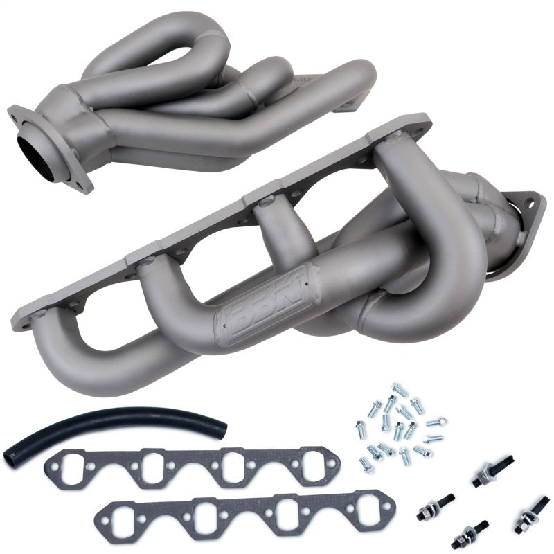 BBK 86-93 Mustang 5.0 Shorty Tuned Length Exhaust Headers - 1-5/8 Titanium Ceramic - Burkken Auto Parts